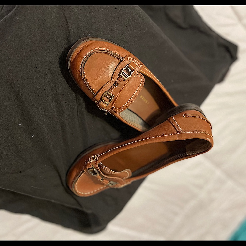 Brown Etienne Aigner loafers 6.5